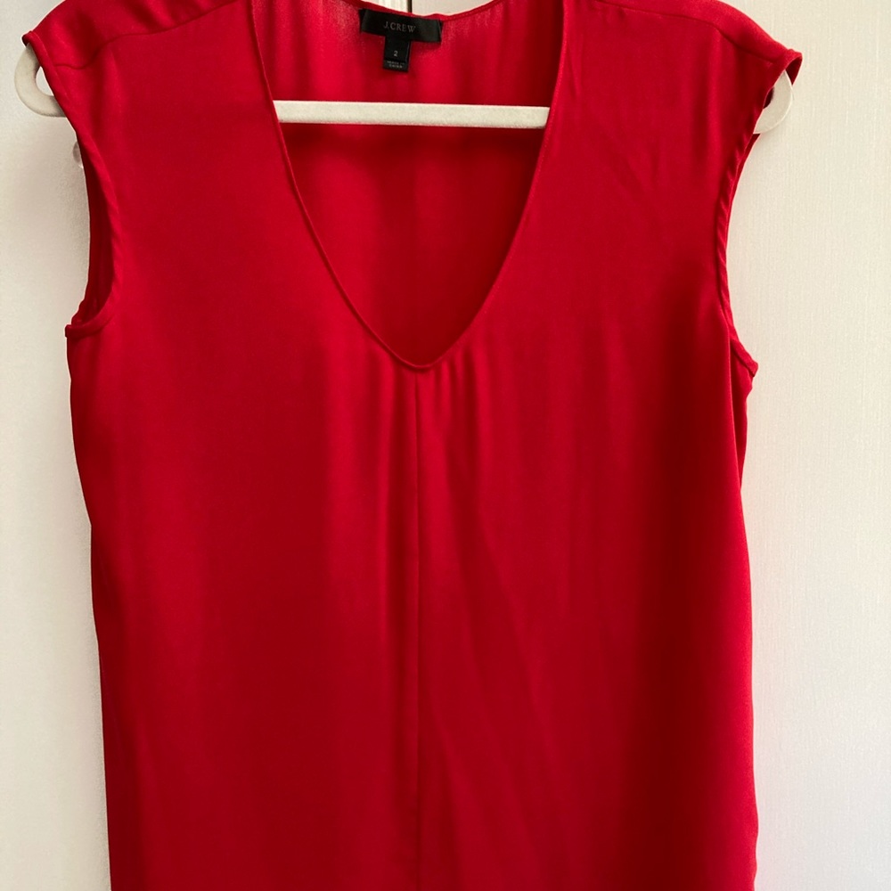 JCrew red top size 2